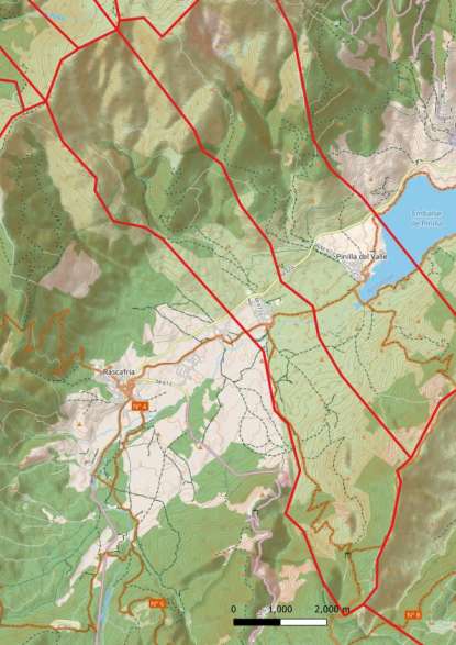 kaart Alameda del Valle spanje