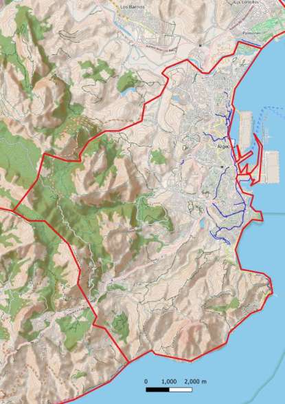 kaart Algeciras spanje