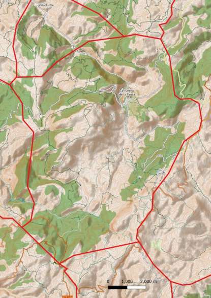 kaart Camarena de la Sierra spanje