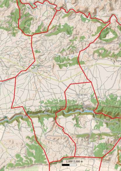 kaart Casas de Ves spanje