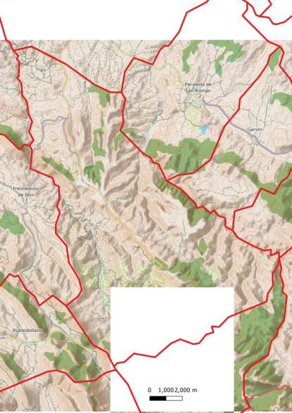 kaart Castañar de Ibor spanje