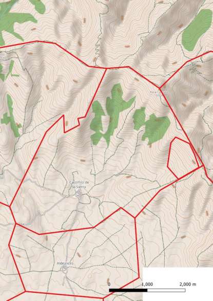 kaart Castilfrío de la Sierra spanje
