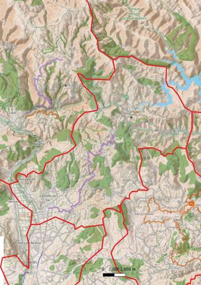 kaart Castrelo do Val spanje