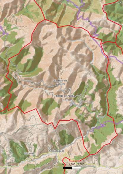 kaart Castrillo de Cabrera spanje