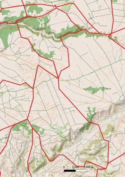 kaart Castrillo de Don Juan spanje