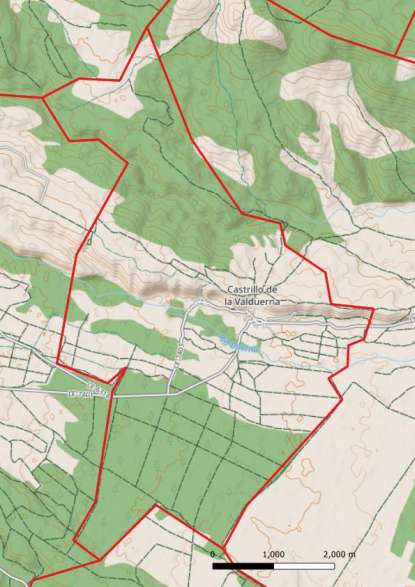 kaart Castrillo de la Valduerna spanje