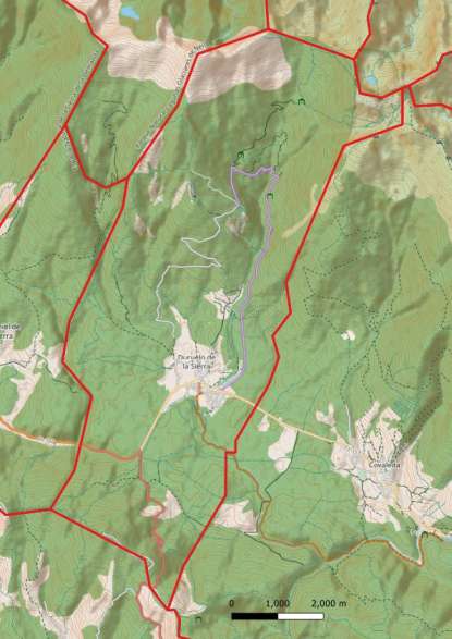 kaart Duruelo de la Sierra spanje