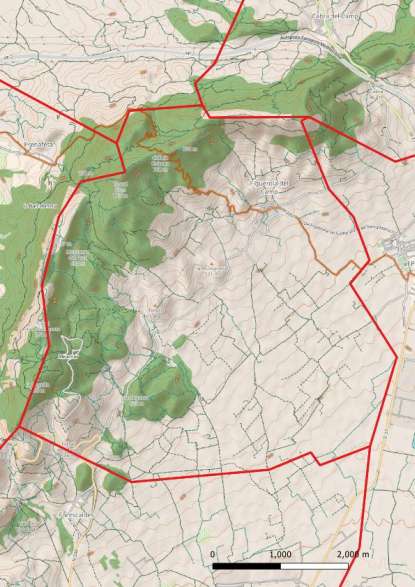 kaart Figuerola del Camp spanje