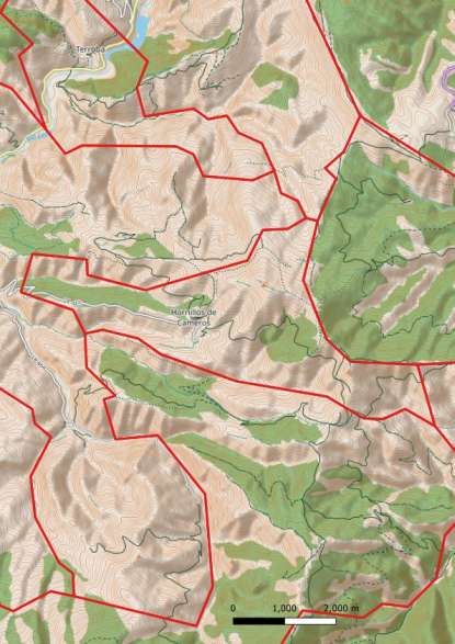 kaart Hornillos de Cameros spanje