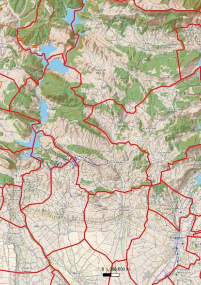 kaart Os de Balaguer spanje