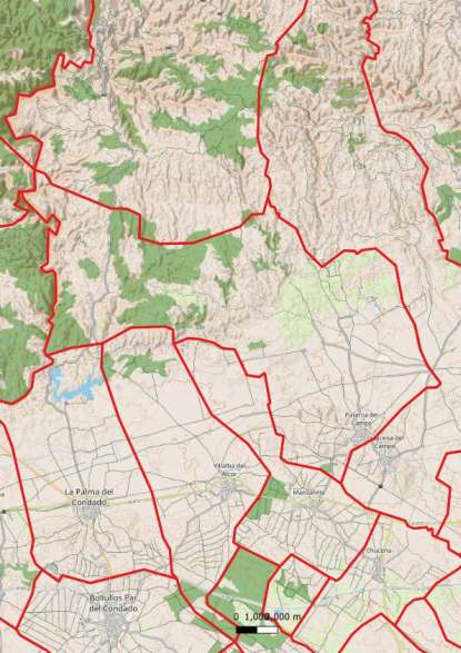 kaart Paterna del Campo spanje