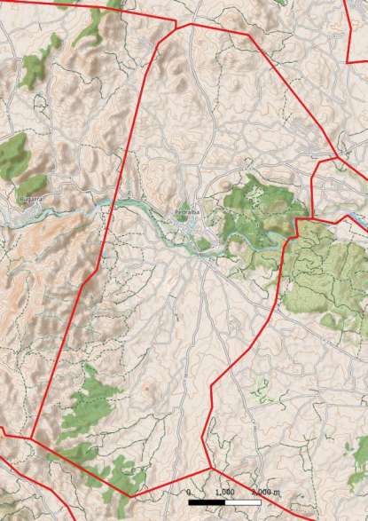 kaart Pedralba spanje