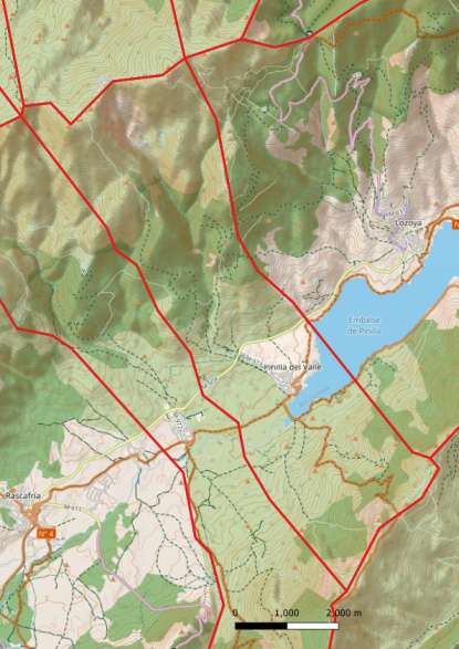 kaart Pinilla del Valle spanje