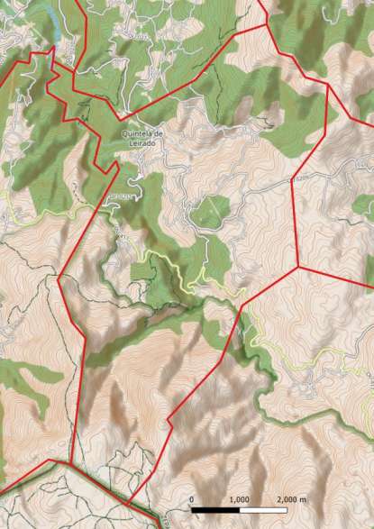 kaart Quintela de Leirado spanje