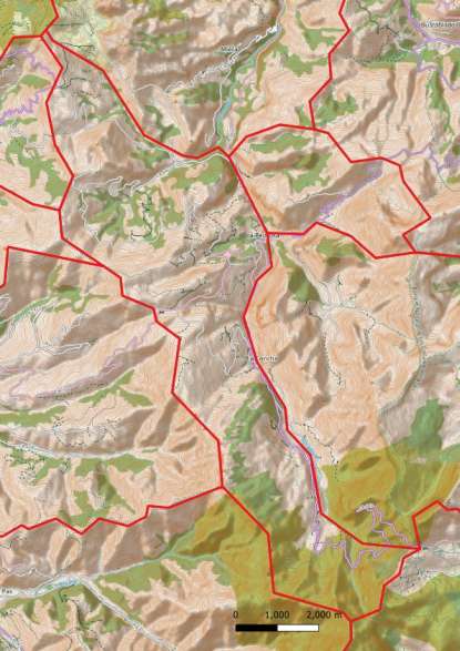 kaart San Roque de Riomiera spanje