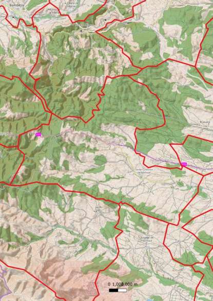 kaart Santa Colomba de Somoza spanje