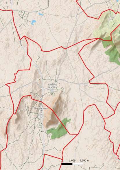 kaart Santa Cruz de la Sierra spanje