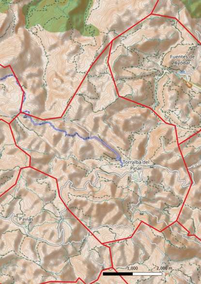 kaart Torralba del Pinar spanje