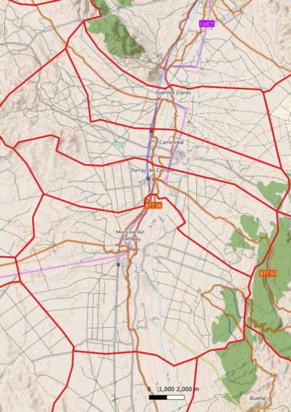 kaart Torrijo del Campo spanje