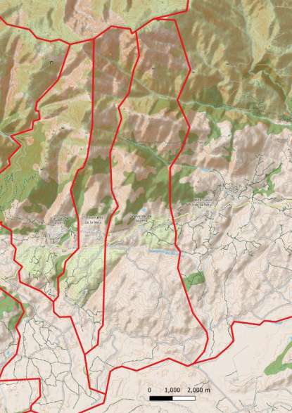 kaart Valverde de la Vera spanje