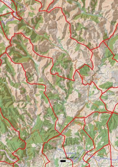 kaart Vega de Espinareda spanje