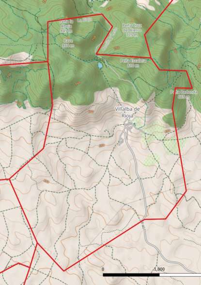 kaart Villalba de Rioja spanje