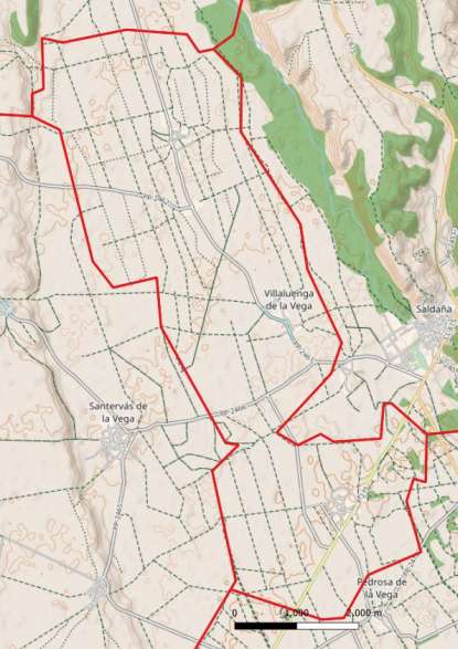 kaart Villaluenga de la Vega spanje