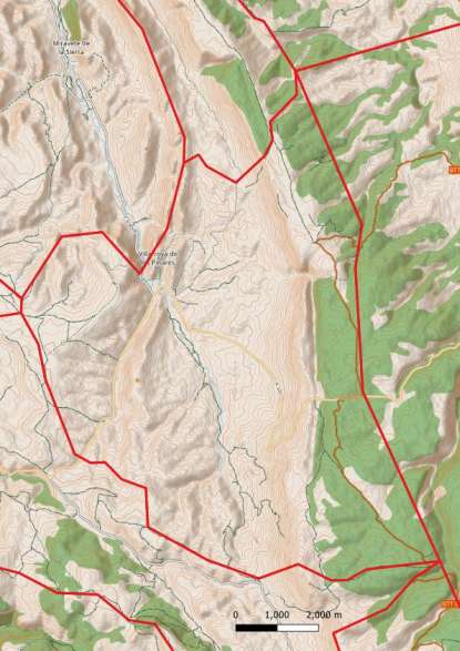 kaart Villarroya de los Pinares spanje