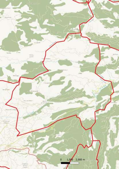 kaart Abella de la Conca spanje