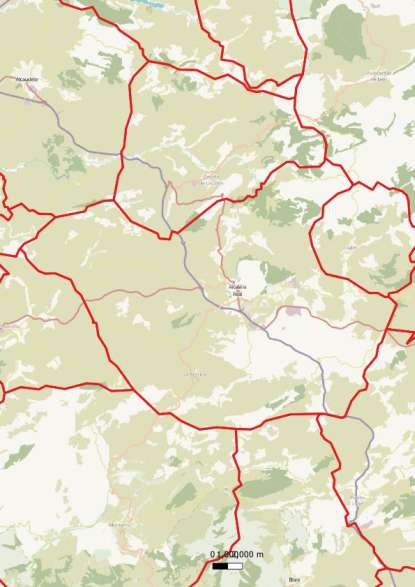 kaart Alcalá la Real spanje