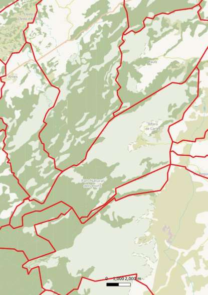 kaart Alfara de Carles spanje