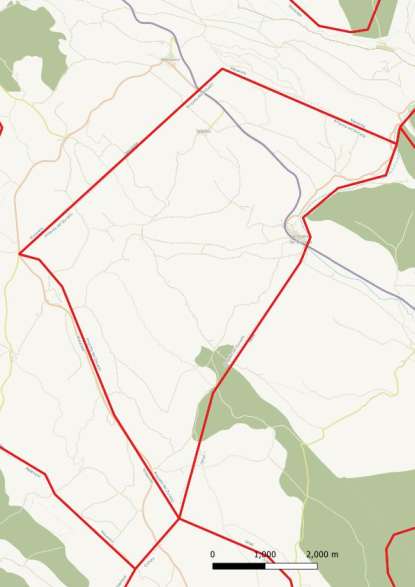kaart Anquela del Ducado spanje
