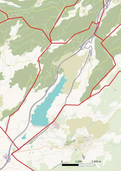kaart Baños de Montemayor spanje