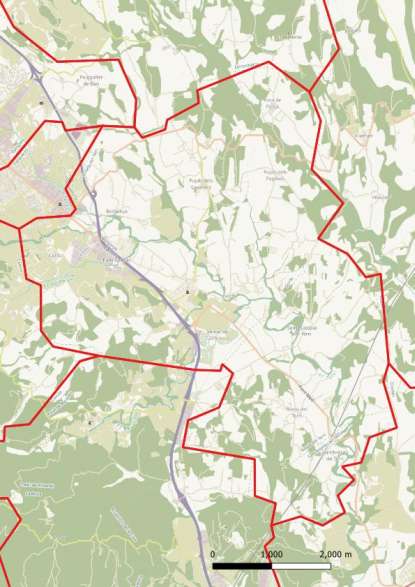 kaart Cornellà del Terri spanje