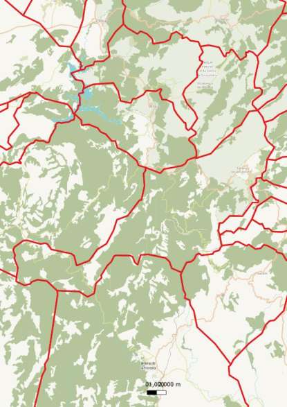 kaart Cortes de la Frontera spanje