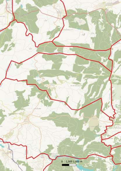 kaart El Hoyo de Pinares spanje