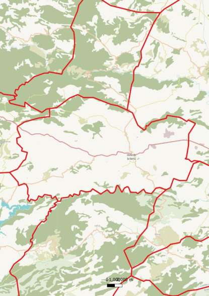 kaart Elche de la Sierra spanje