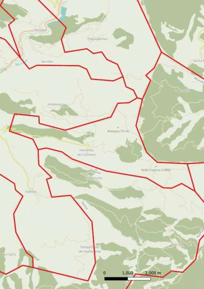 kaart Hornillos de Cameros spanje