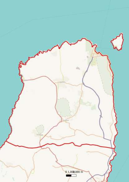 kaart La Oliva spanje