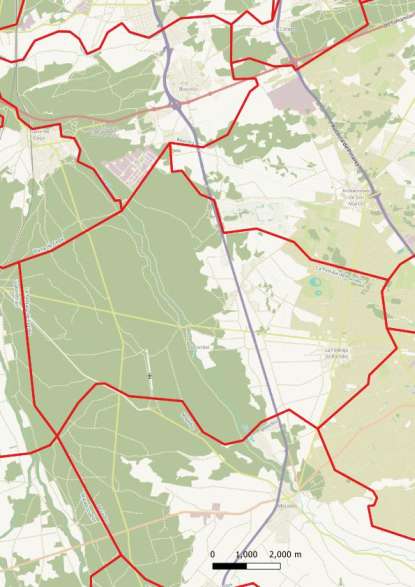 kaart La Pedraja de Portillo spanje