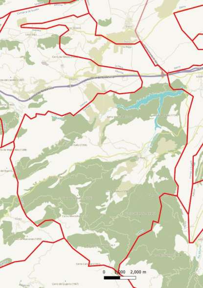 kaart La Peza spanje