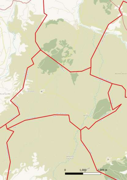 kaart Llano de Bureba spanje