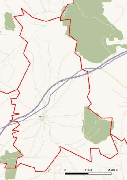 kaart Mediana de Voltoya spanje