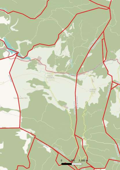 kaart Palacios de la Sierra spanje