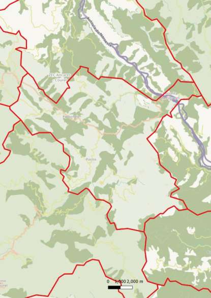 kaart Pedrafita do Cebreiro spanje