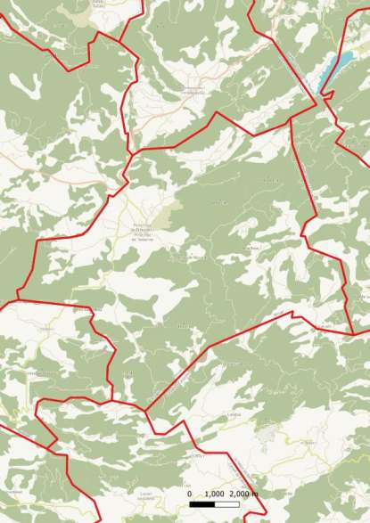 kaart Peñarroya de Tastavins spanje