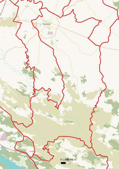 kaart Pozoblanco spanje