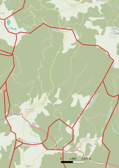 kaart Quintanar de la Sierra spanje
