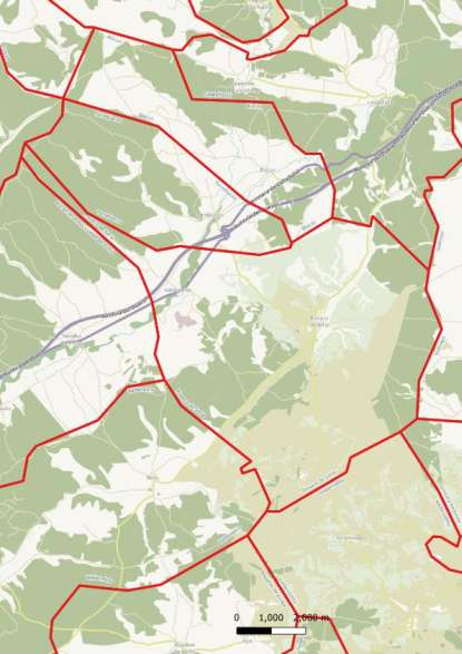 kaart Rioseco de Soria spanje