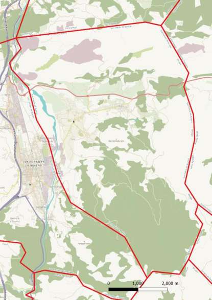 kaart San Felices de Buelna spanje